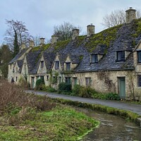 Buy canvas prints of Arlington Row cottages by Sheila Ramsey