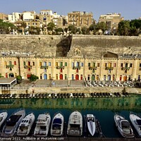Buy canvas prints of The Waterfront Valletta by Sheila Ramsey