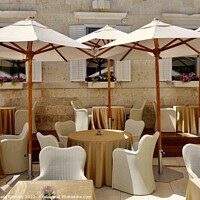 Buy canvas prints of Restaurant Terrace Dubrovnik by Sheila Ramsey