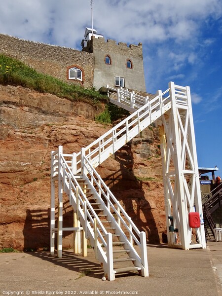 Jacob's Ladder Sidmouth Picture Board by Sheila Ramsey