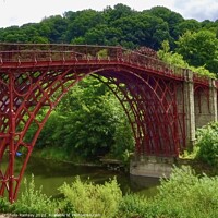 Buy canvas prints of The Iron Bridge by Sheila Ramsey