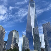 Buy canvas prints of One World Trade Centre New York by Sheila Ramsey