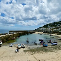 Buy canvas prints of Mousehole Harbour by Sheila Ramsey