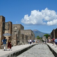 Buy canvas prints of Pompeii Street by Sheila Ramsey