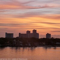 Buy canvas prints of Sunrise over Fort Lauderdale by Sheila Ramsey
