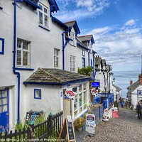 Buy canvas prints of Clovelly Shop by Sheila Ramsey