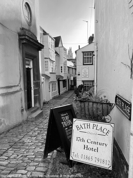 Bath Place Oxford Picture Board by Sheila Ramsey