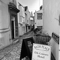 Buy canvas prints of Bath Place Oxford by Sheila Ramsey