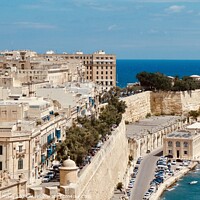 Buy canvas prints of Valletta Grand Harbour by Sheila Ramsey