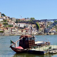 Buy canvas prints of River Douro At Porto Portugal by Sheila Ramsey