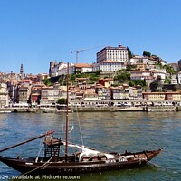 Buy canvas prints of Traditional Boat Porto Portugal by Sheila Ramsey