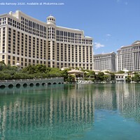 Buy canvas prints of The Bellagio Hotel Las Vegas by Sheila Ramsey