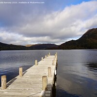 Buy canvas prints of Jetty Lake Ullswater by Sheila Ramsey