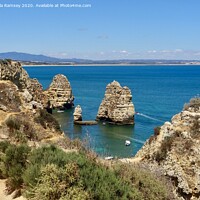 Buy canvas prints of Coastal view The Algarve Portugal by Sheila Ramsey