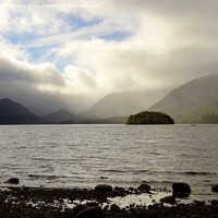 Buy canvas prints of Autumn morning Derwentwater Lake District by Sheila Ramsey