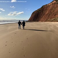 Buy canvas prints of Walking at Sandy Bay by Sheila Ramsey