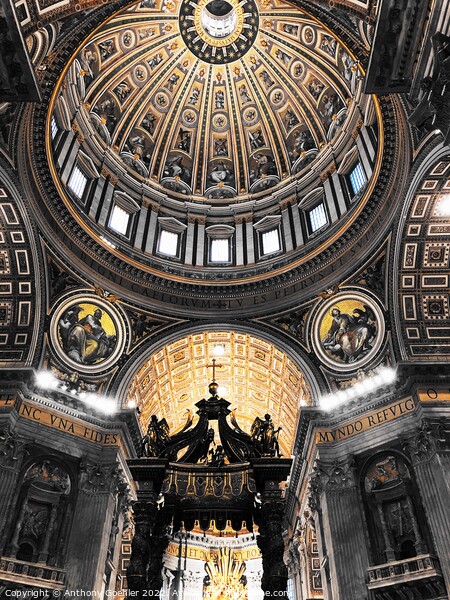 St Peter’s Basilica - Vatican City Picture Board by Anthony Goehler