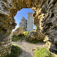 Buy canvas prints of Corfe Castle by Anthony Goehler