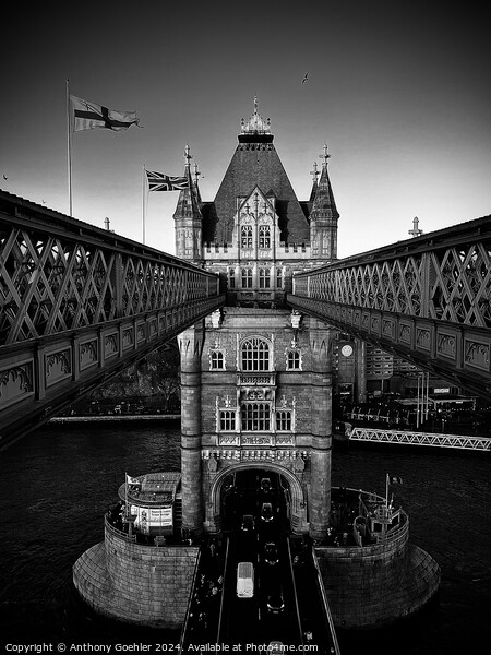 Tower Bridge Picture Board by Anthony Goehler