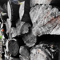 Buy canvas prints of Fire wood display by Anthony Goehler