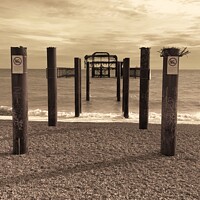 Buy canvas prints of Brighton Beach by Anthony Goehler