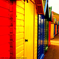 Buy canvas prints of Beach Huts by Stephen Hollin