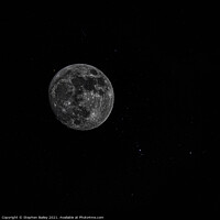 Buy canvas prints of The Moon and Stars by Stephen Bailey