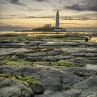Buy canvas prints of Dawn Lighthouse by Stephen Bailey