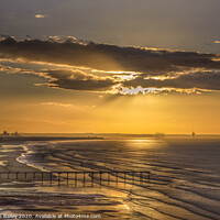 Buy canvas prints of Saltburn Sunset by Stephen Bailey