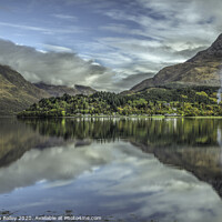 Buy canvas prints of Glencoe Reflections by Stephen Bailey