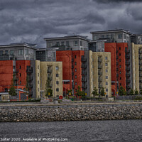 Buy canvas prints of Swansea Marina by Michael W Salter