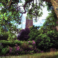 Buy canvas prints of St Peters Church Portishead by Michael W Salter