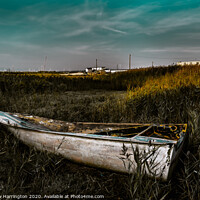 Buy canvas prints of An abandoned boat in Meresa Island   by Matthew Harrington