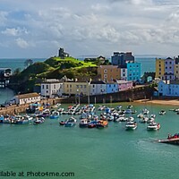 Buy canvas prints of TENBY HARBOUR by Rhodri Phillips