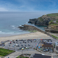 Buy canvas prints of View of Portreath, Cornwall, England by Rika Hodgson