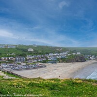 Buy canvas prints of View of Portreath, Cornwall, England by Rika Hodgson