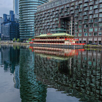 Buy canvas prints of Architecture in Canary Wharf by Rika Hodgson