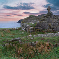 Buy canvas prints of Dilapidated buildings, Cape Cornwall, Cornwall, UK by Rika Hodgson