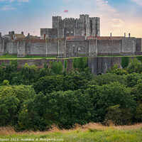 Buy canvas prints of Dover Castle, Landscape, Kent, England by Rika Hodgson