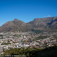 Buy canvas prints of Cityscape, Table Mountain, Cape Town, South Africa by Rika Hodgson