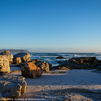 Buy canvas prints of Ocean and Rocks, Noordhoek, Cape Town,SA by Rika Hodgson