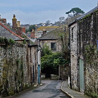 Buy canvas prints of Stone Houses, Helston, West Cornwall by Rika Hodgson