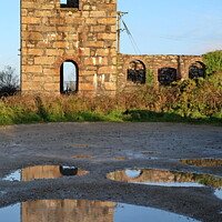 Buy canvas prints of The Standing Remains, Dolcoath Mine, Camborne by Rika Hodgson
