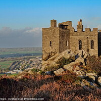 Buy canvas prints of Castle Carn Brae, Camborne, Cornwall, England by Rika Hodgson