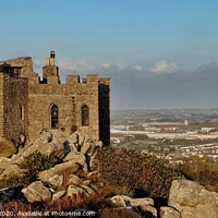 Buy canvas prints of Carn Brae Castle, Camborne, Cornwall, England by Rika Hodgson