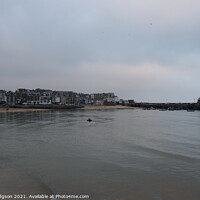 Buy canvas prints of St Ives Harbour, Cornwall, England  by Rika Hodgson