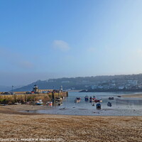 Buy canvas prints of St Ives Harbour, Cornwall, England by Rika Hodgson