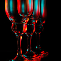 Buy canvas prints of Wine Glasses by Rika Hodgson