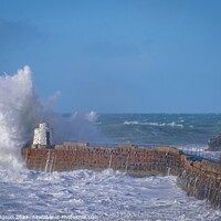 Buy canvas prints of Spectacular waves, Portreath Seascape, Cornwall, England by Rika Hodgson