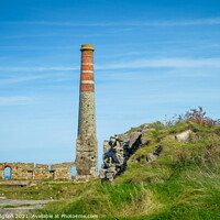 Buy canvas prints of Dilapidated Geevor Tin Mine Group, Cornish Coastline by Rika Hodgson